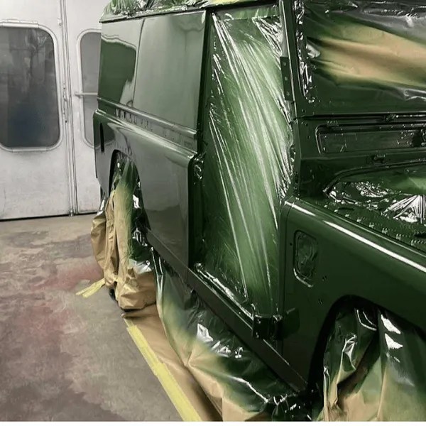Defender respray detail - front view