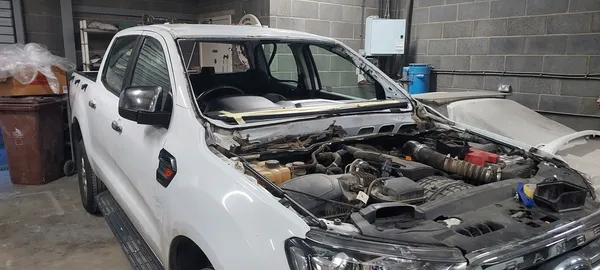 Ford Ranger roof restoration in progress