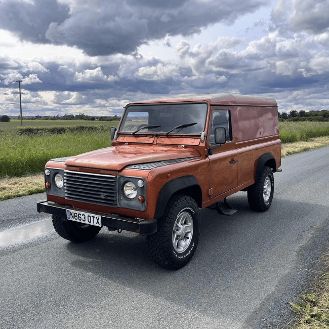 Full Car Respray: Land Rover Defender 110 - Land Rover Defender 110 repair case study