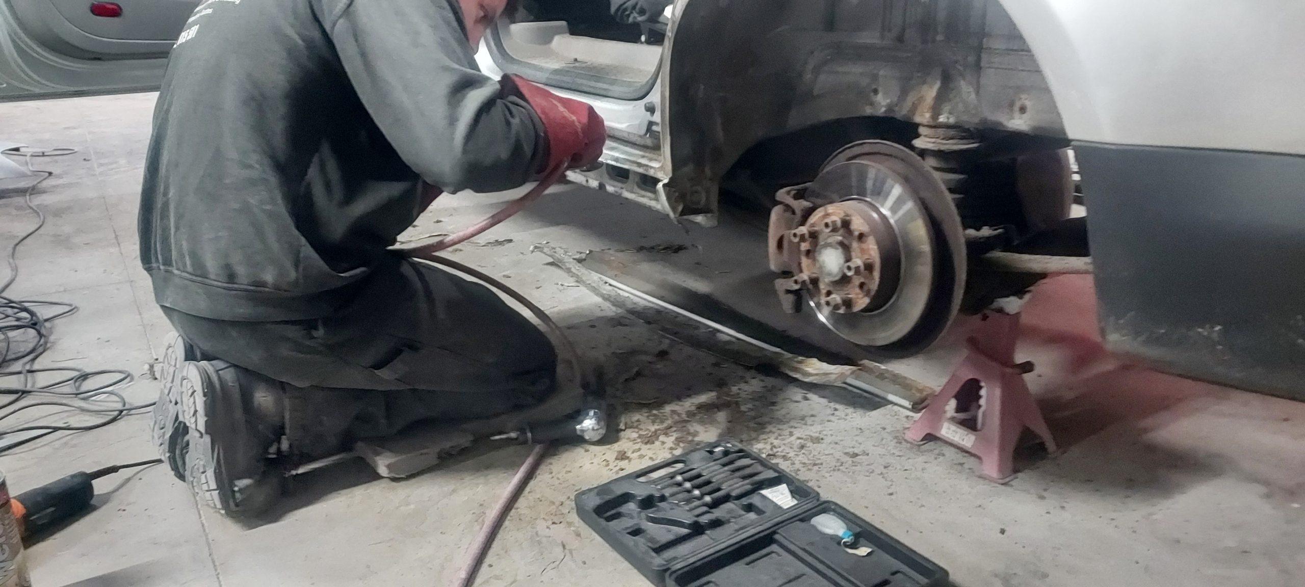 Paint finishing work